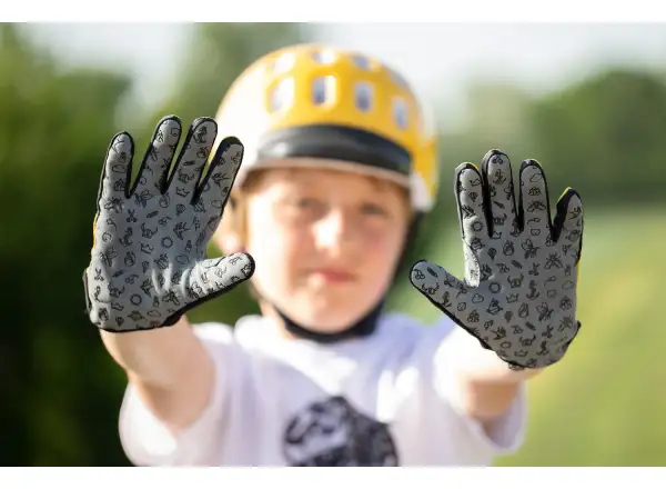 Woom 7 dětské rukavice černá vel. 7 (14 cm)