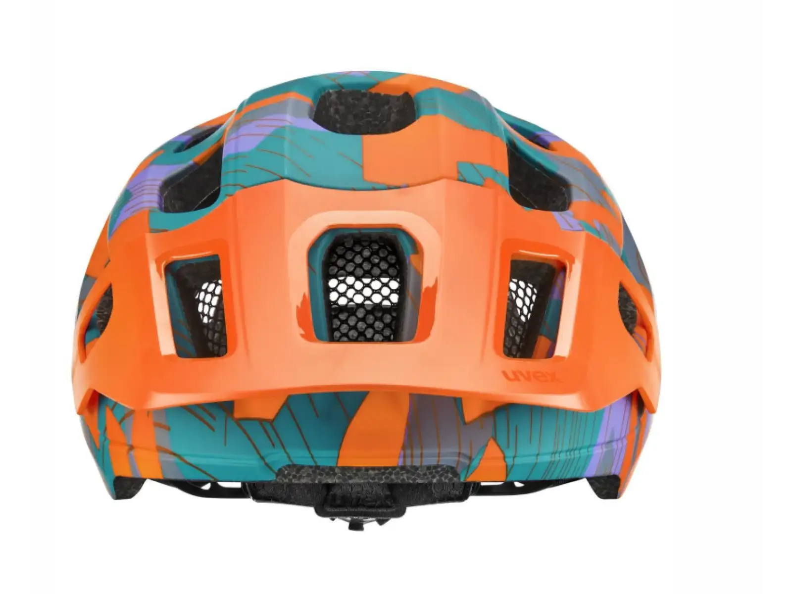 Uvex React Jr. dětská přilba Papaya/Camo Matt