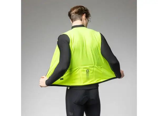 Alé PR-E Thermo 2.0 pánská cyklistická vesta Fluo Yellow