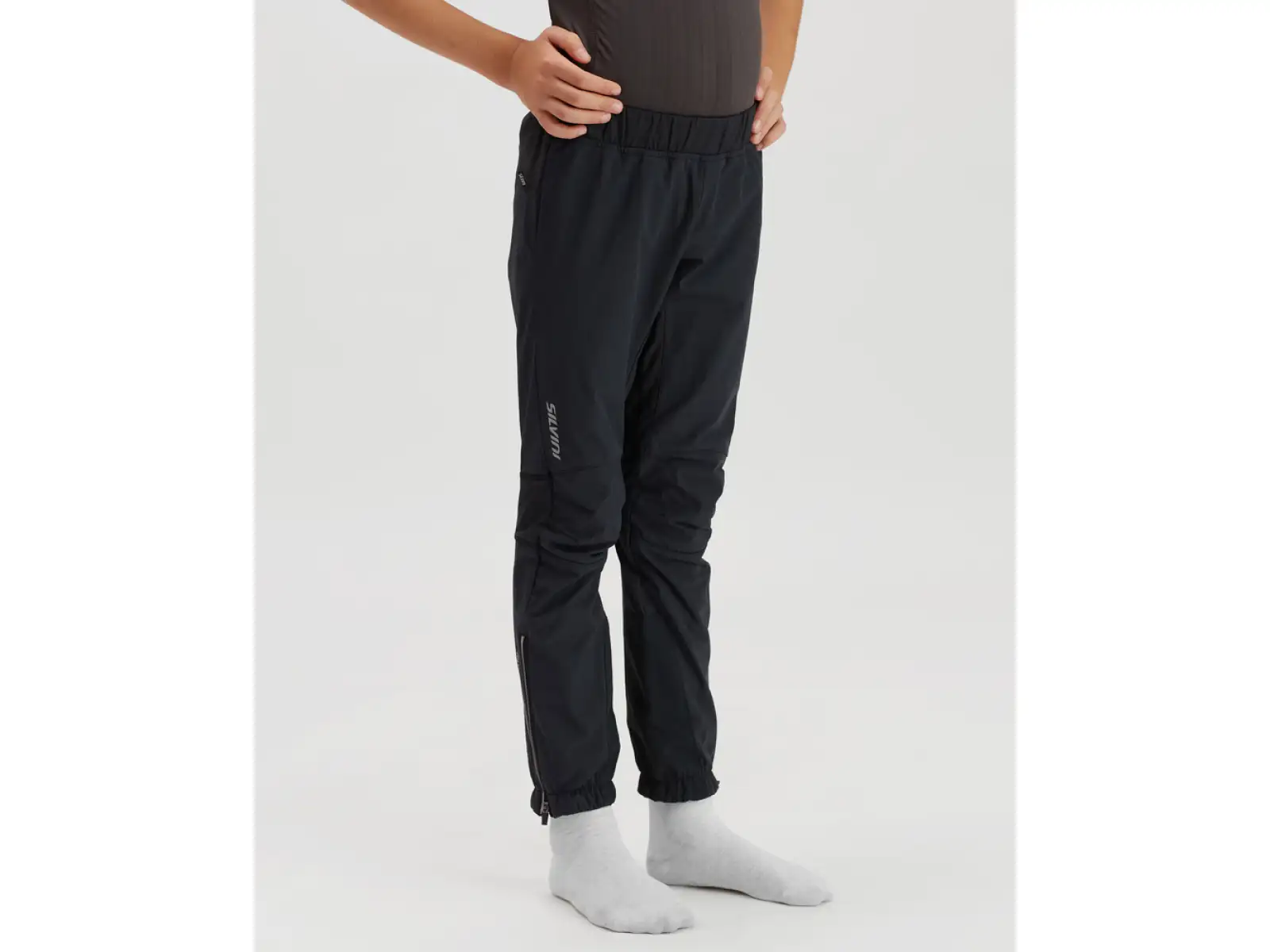 Silvini Melito CP1329 dětské běžecké kalhoty Black