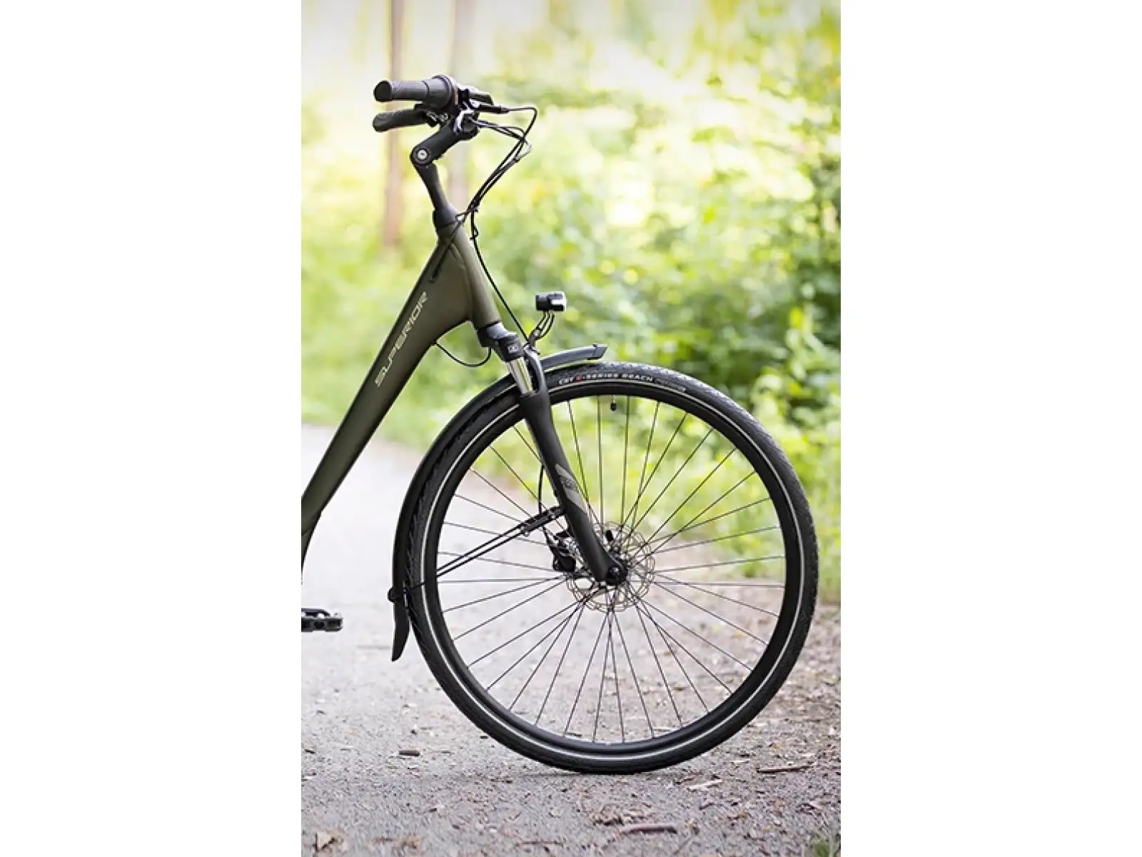 Superior SBC 200 městské elektrokolo Matte Dark Green
