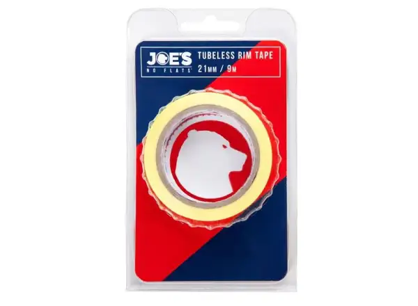 Joes Tubeless Yellow Rim Tape 9 m X 21 mm bezdušová páska do ráfku