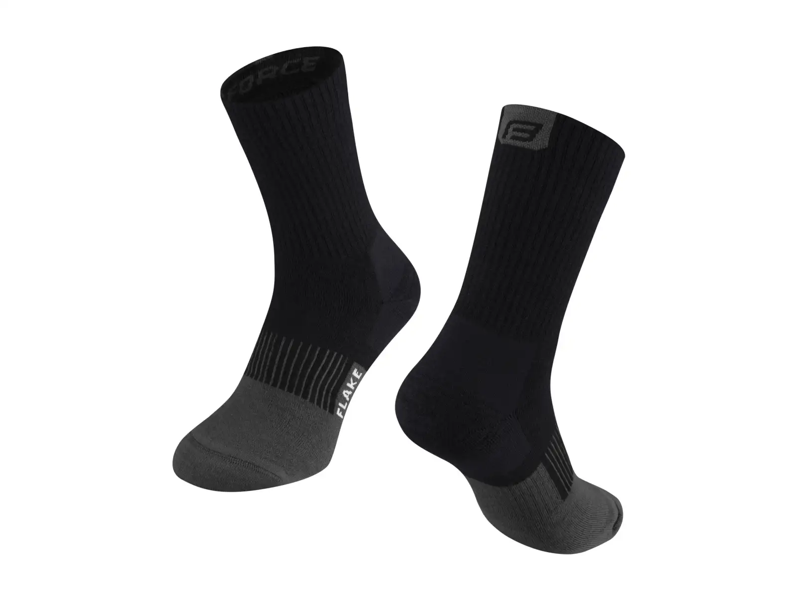 Force North zimní ponožky černá/šedá