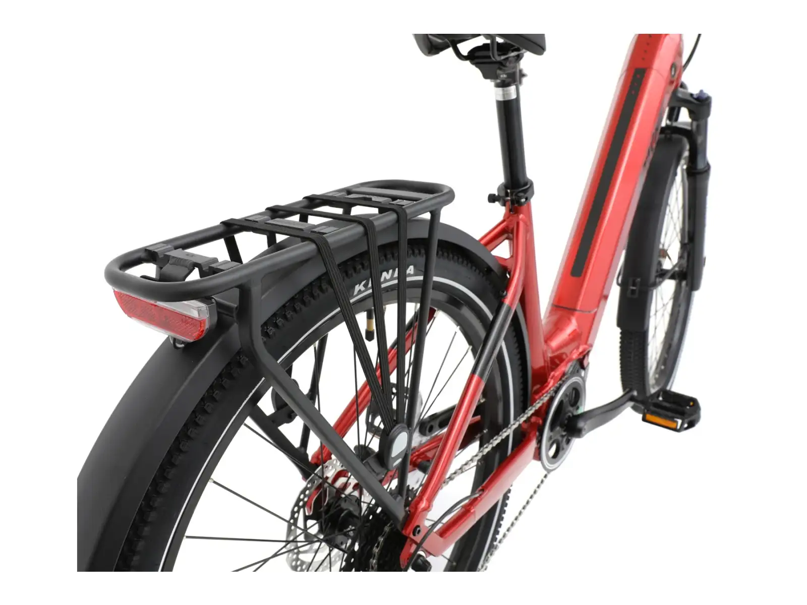 APACHE Rio Grande 3 MX 720 Wh nízkonástupové elektrokolo červená