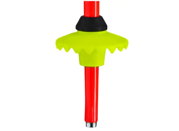 Leki Racing Kids dětské sjezdové hole Bright Red/Black/Neon Yellow