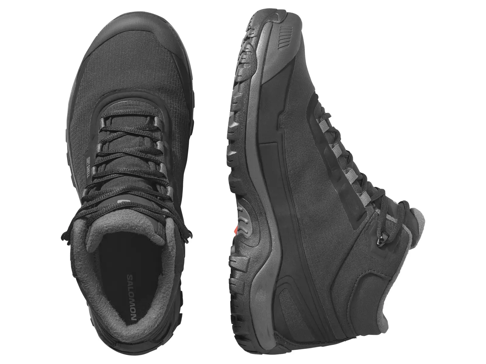 Salomon Shelter WP pánské zimní boty Black/Asphalt/Castlerock