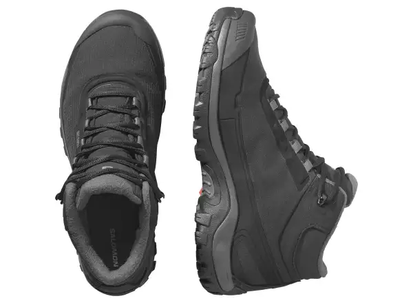 Salomon Shelter WP pánské zimní boty Black/Asphalt/Castlerock