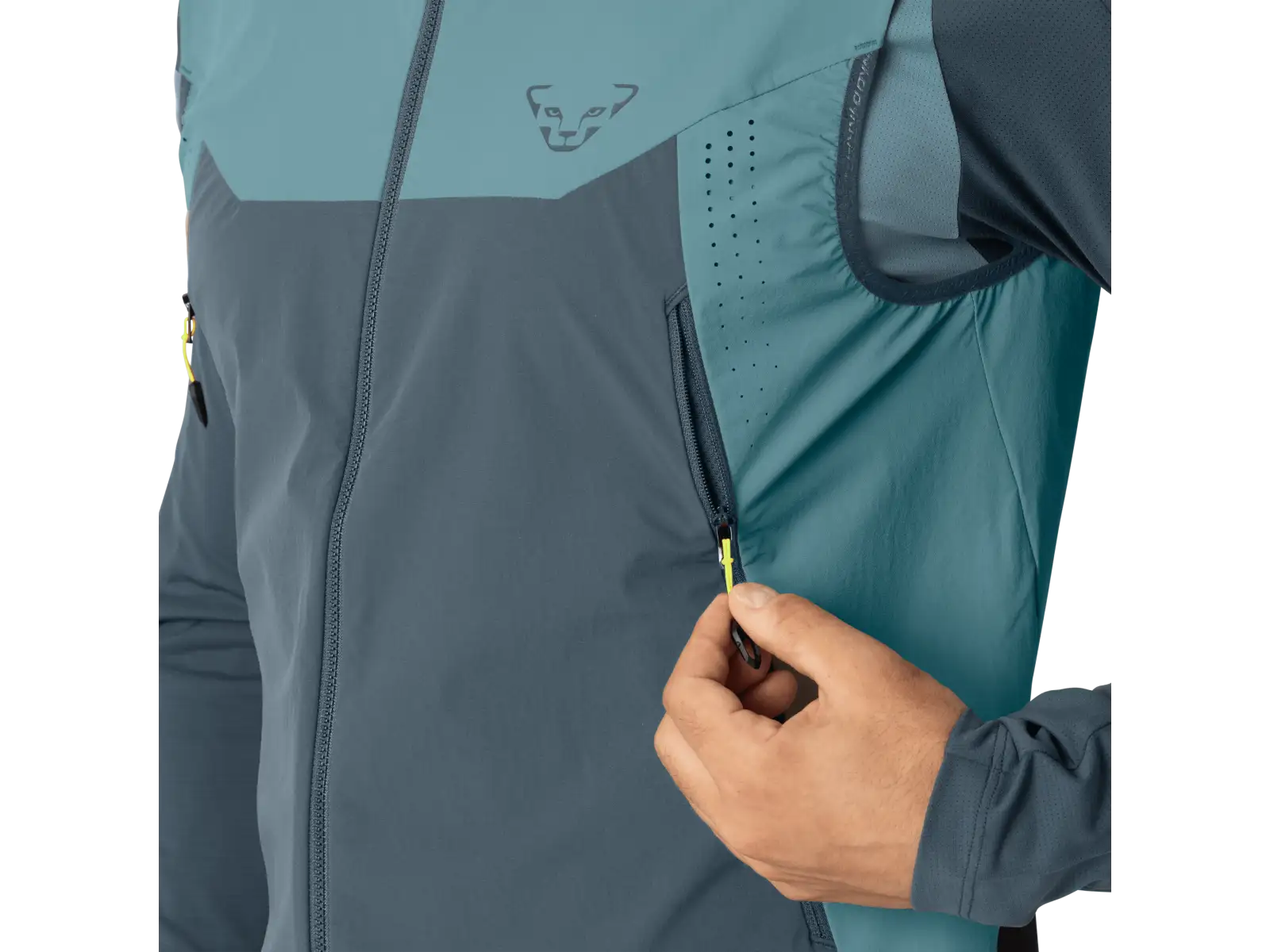 Dynafit Transalper Dynastretch pánská vesta Smoke Blue