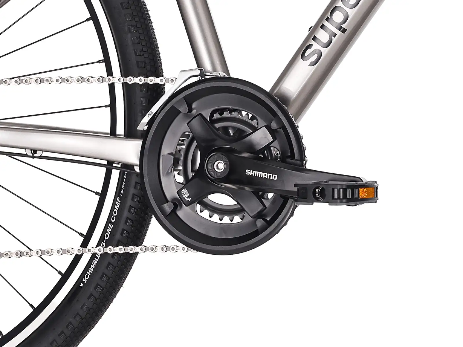 Superior Blox 6.0 trekingové kolo Gloss Dark Chrome