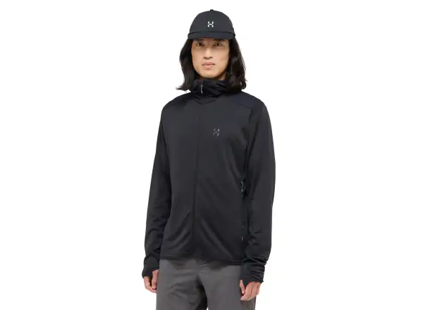 Haglöfs L.I.M Mid Multi Hood pánská mikina  True Black