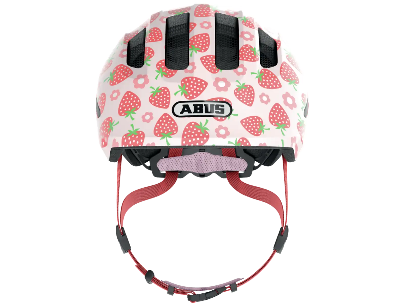 Abus Smiley 3.0 LED dětská přilba Strawberry