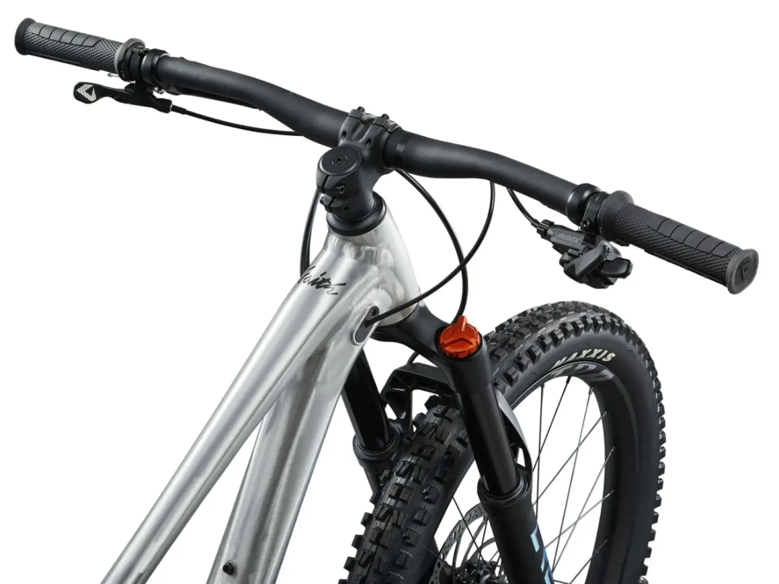 Giant Faith 24 dětské celoodpružené kolo Raw Aluminium