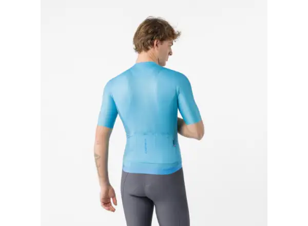 Castelli Espresso 2 pánský dres krátký rukáv Neon Cobalt