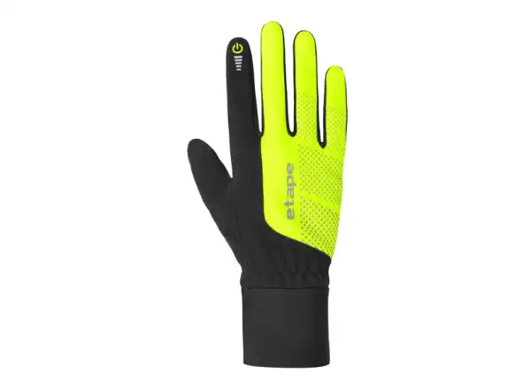 Etape Skin WS rukavice černá/žlutá fluo