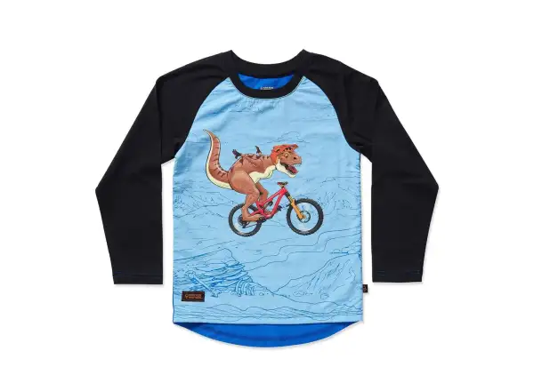 Kids Ride Shotgun Dino Windproof dětský dres dlouhý rukáv