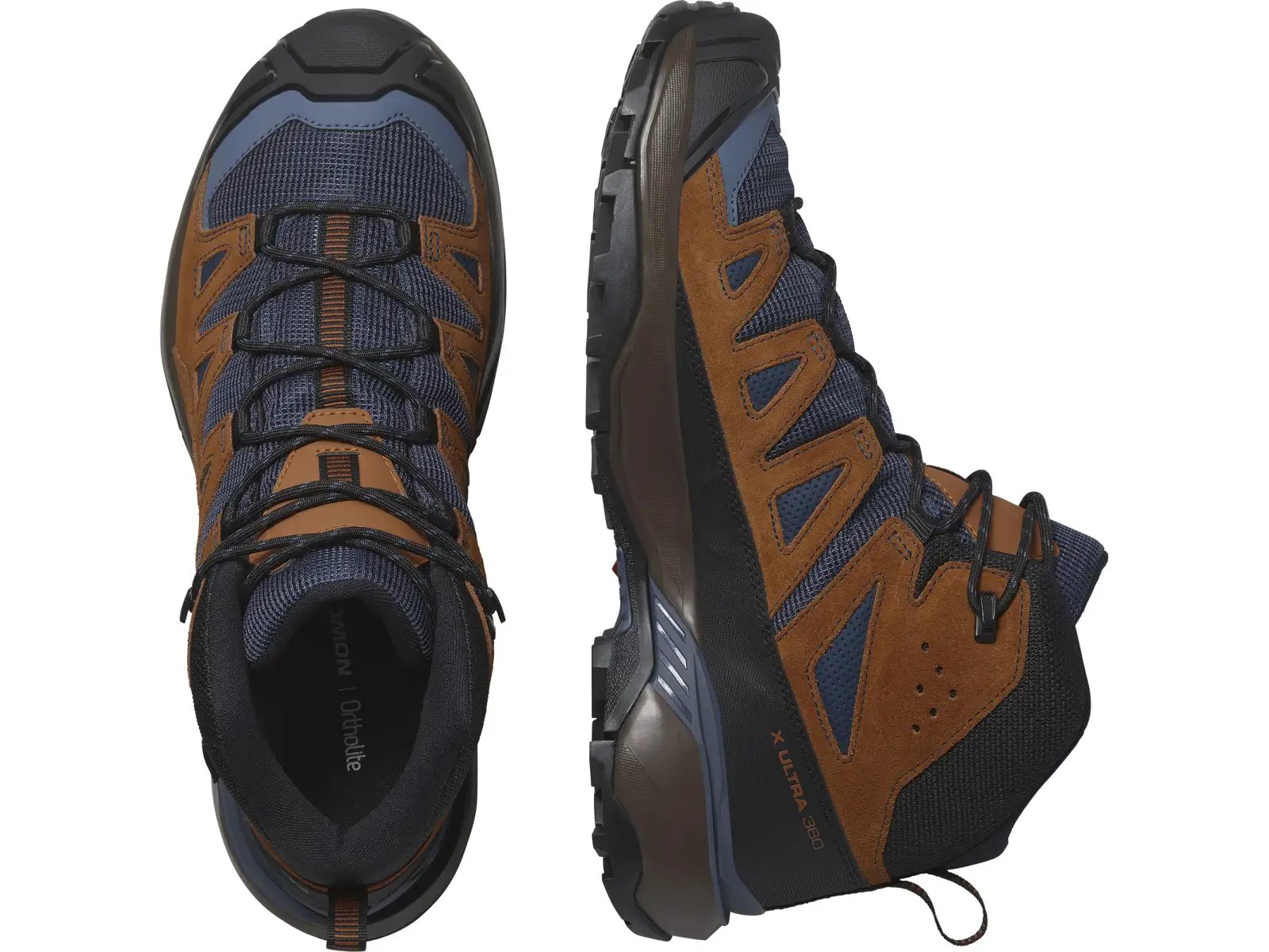 Salomon X Ultra 360 LDR MID GTX pánská turistická obuv Blue Nights/Caramel Cafe/Grisaille