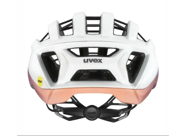 Uvex Surge Aero MIPS silniční přilba White/Lila Apricot Matt