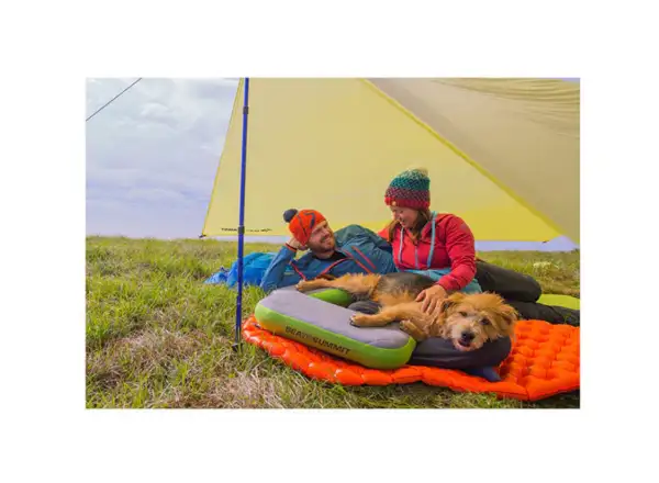 Sea to Summit Aeros Premium Deluxe Pillow nafukovací polštář šedá