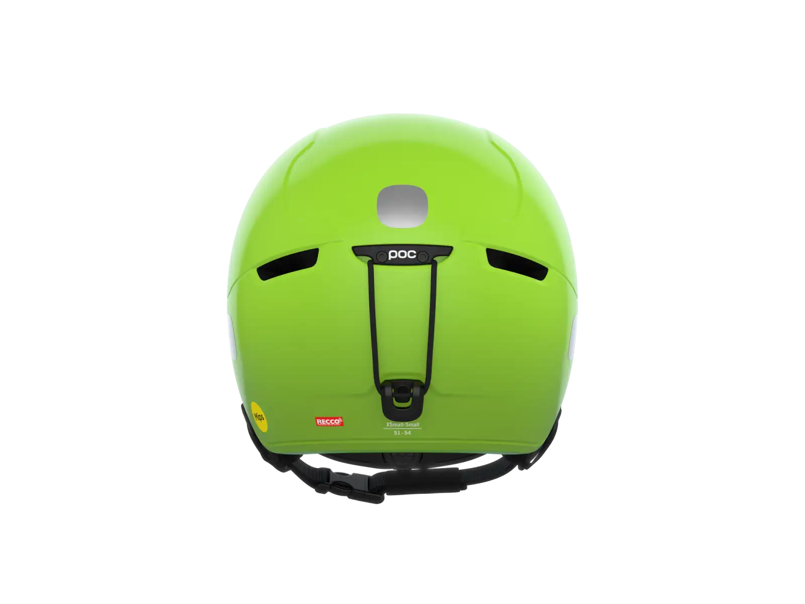 POC POCito Obex MIPS dětská lyžařská helma Fluorescent Yellow/Green