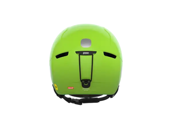 POC POCito Obex MIPS dětská lyžařská helma Fluorescent Yellow/Green