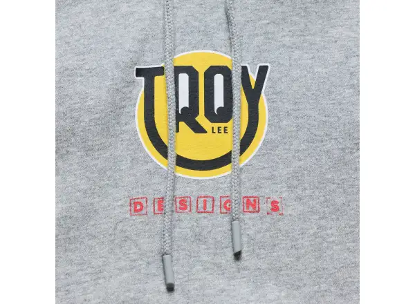 Troy Lee Designs Happy Dayz Racing pánská mikina Gray heather