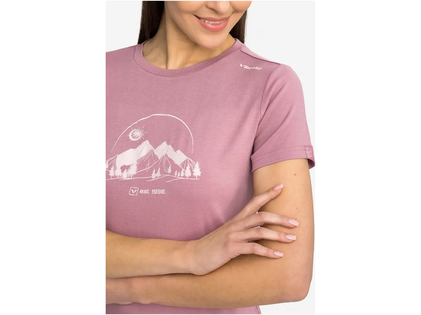 Viking Lenta Lady dámské triko krátký rukáv Pink/Fuchsia