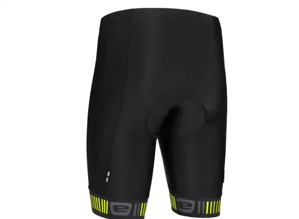 Etape Elite pánské kraťasy s vložkou černá/žlutá fluo