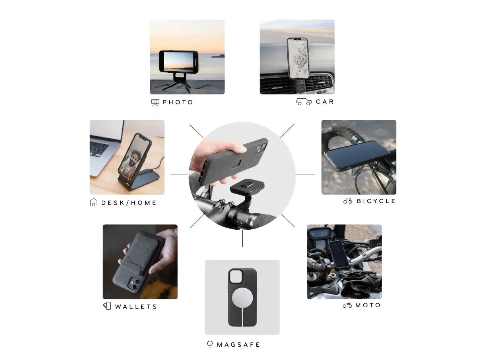 Peak Design Mobile Everyday Loop Case iPhone 13 Pro obal na mobil Charcoal