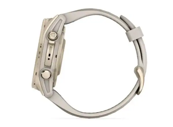 Garmin fenix 8 - 43 mm AMOLED Sapphire chytré hodinky Soft Gold Fog grey