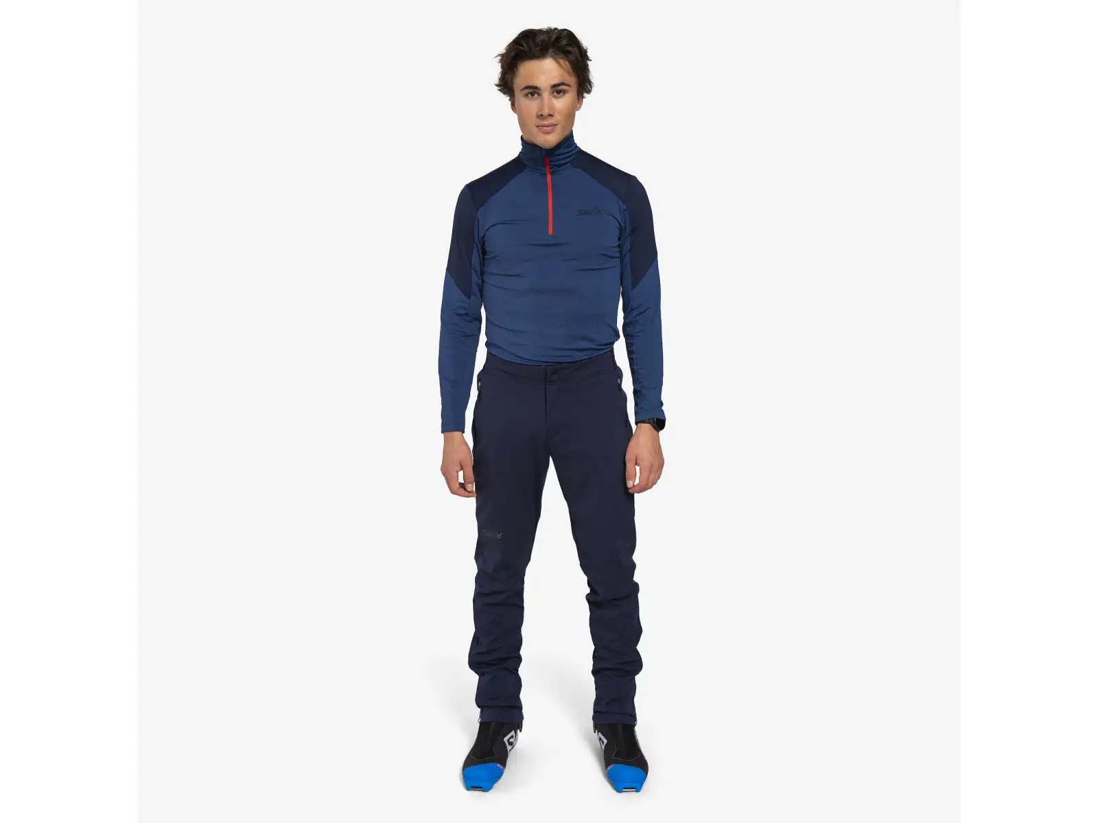 Swix Infinity Softshell pánské kalhoty Navy