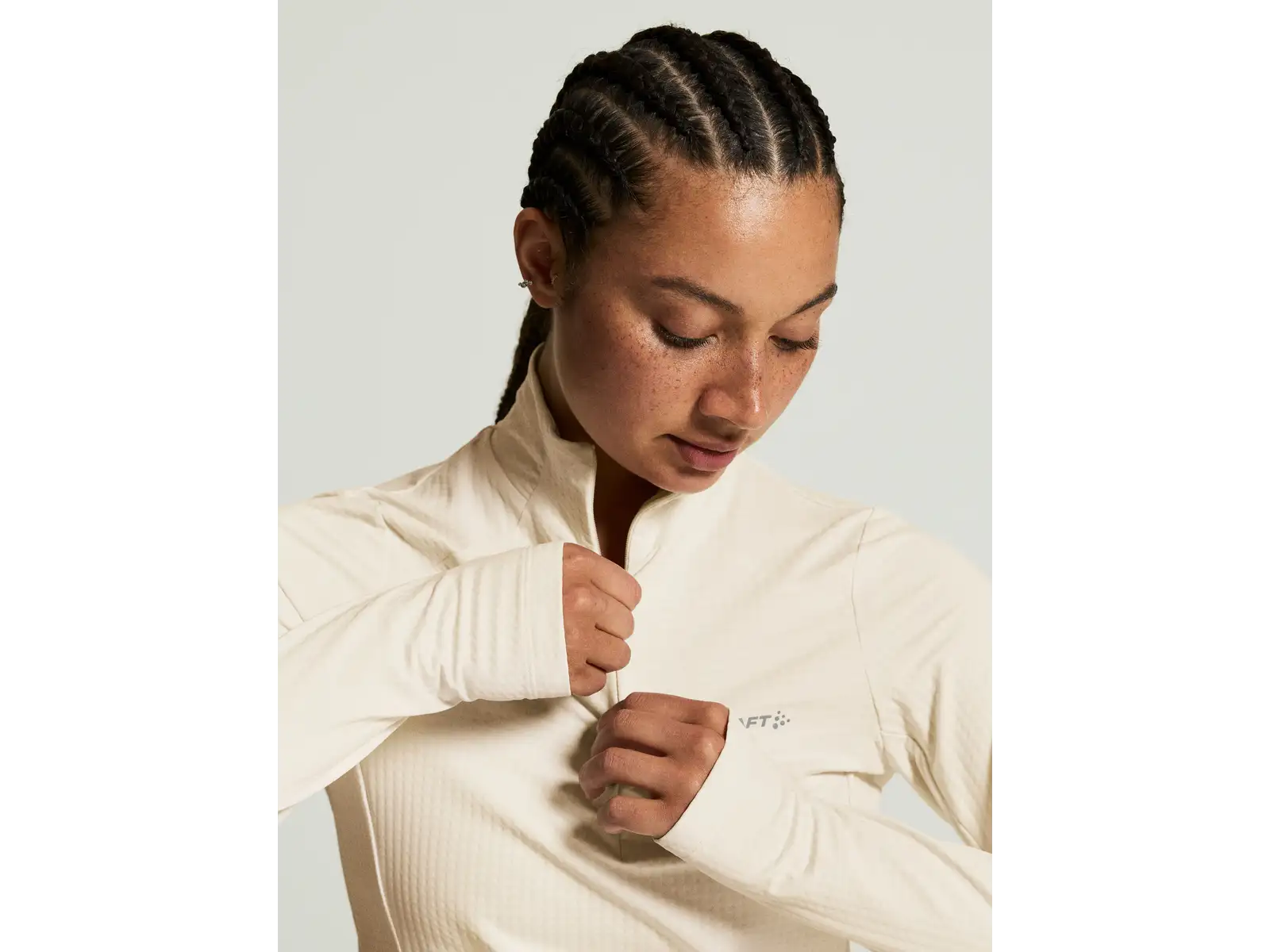 Craft Gain Thermal Midlayer 2 dámská mikina bílá