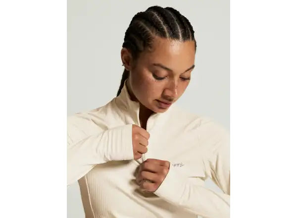 Craft Gain Thermal Midlayer 2 dámská mikina bílá
