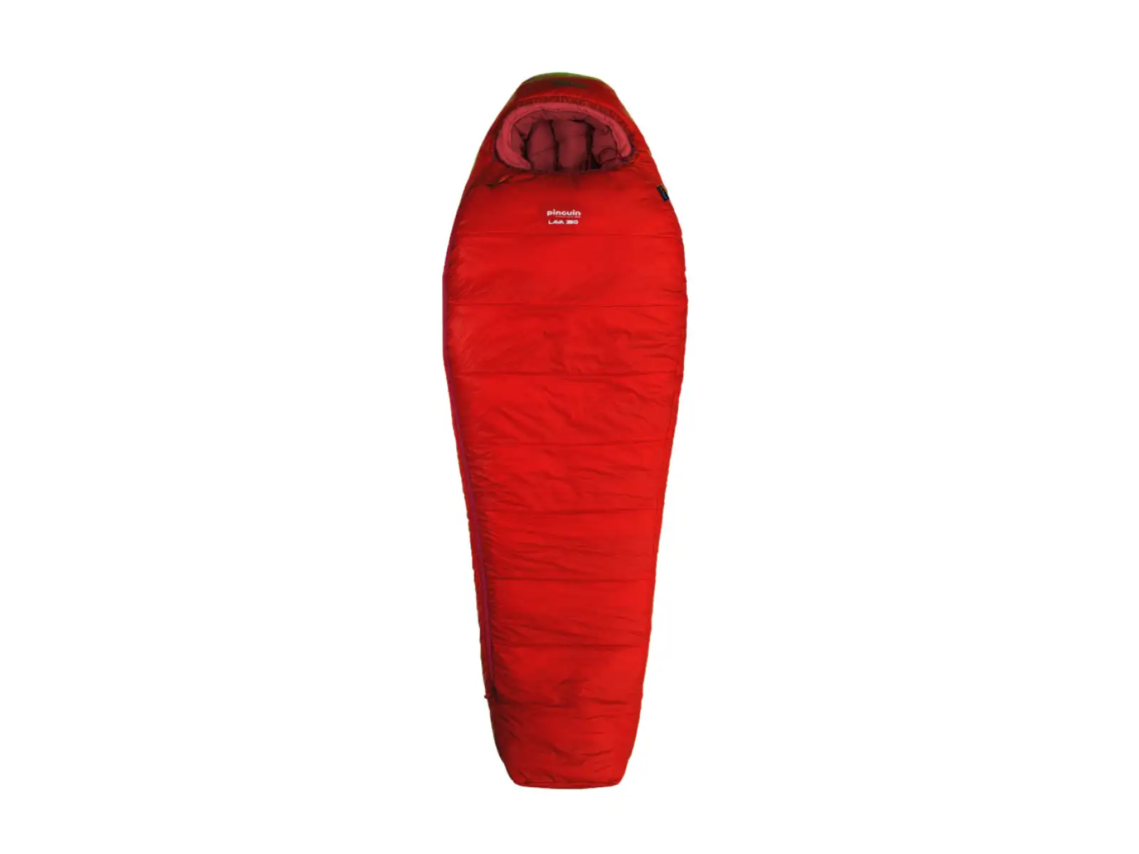 Pinguin Lava 350 spací pytel 175 cm červená