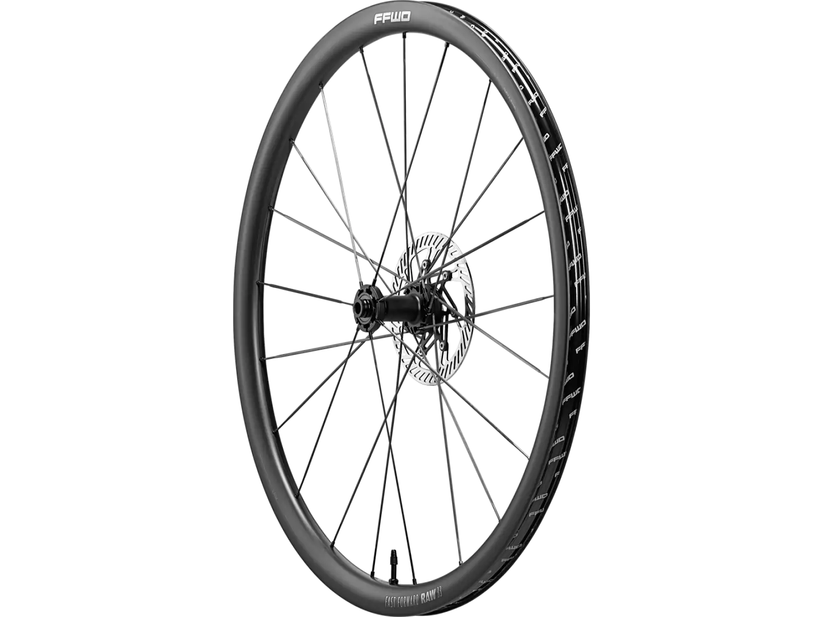 FFWD RAW CS 33 silniční vypletená kola Matt Black