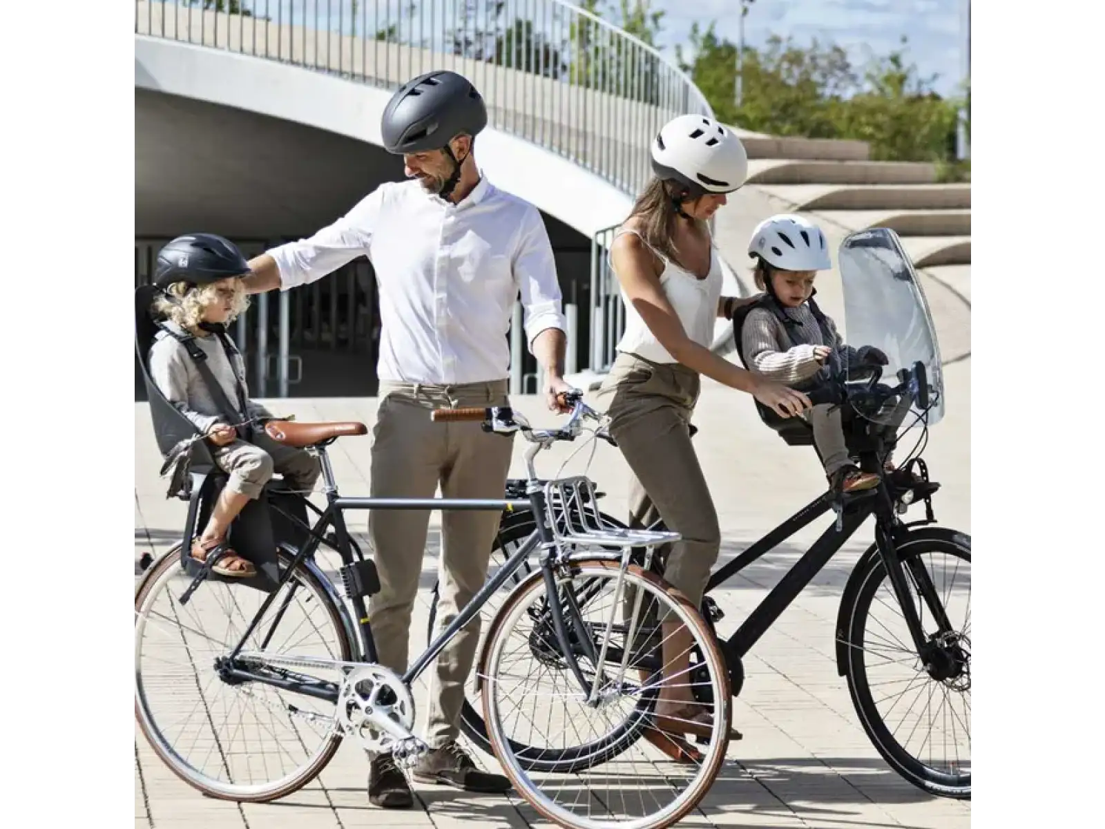 Urban Iki Ta-ke přední sedačka s MTB/ATB adaptérem Bincho Black/Kurumi Brown