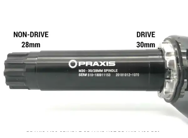 Praxis Works Zayante Carbon silniční kliky bez převodníku 175 mm