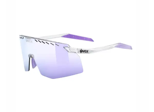 Uvex Pace Stage cyklistické brýle Clear/Mirror Pink