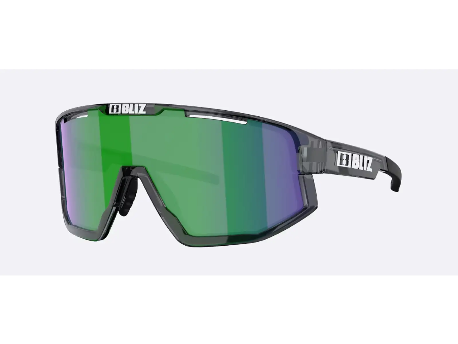 Bliz Fusion Small sluneční brýle Crystal Black/Brown Green Multi