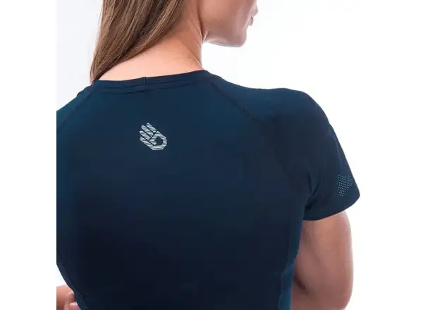 Sensor Coolmax Tech dámské triko krátký rukáv Deep Blue