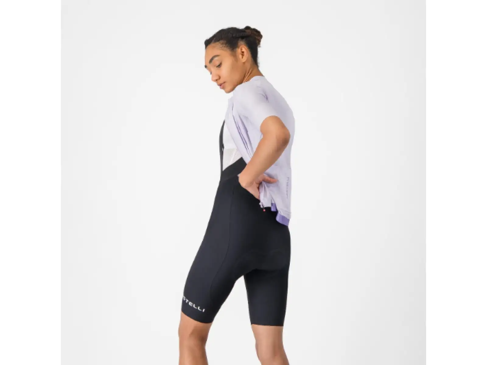 Castelli Espresso 2 W dámské kraťasy s vložkou a laclem Black