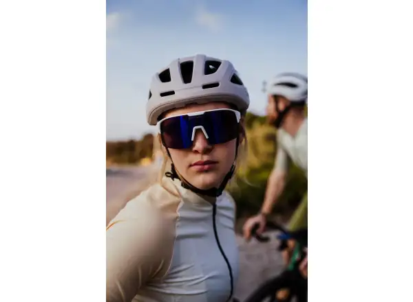 Force Spire cyklistické brýle bílé/fialové zrcadlové sklo