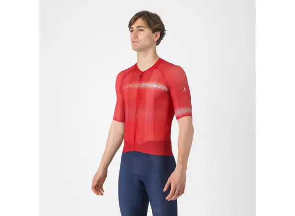 Castelli Climber's A/C pánský dres krátký rukáv Red/Black