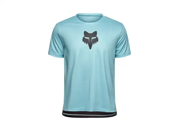Fox Ranger Fox Head dětský dres krátký rukáv Vintage Wash Blue