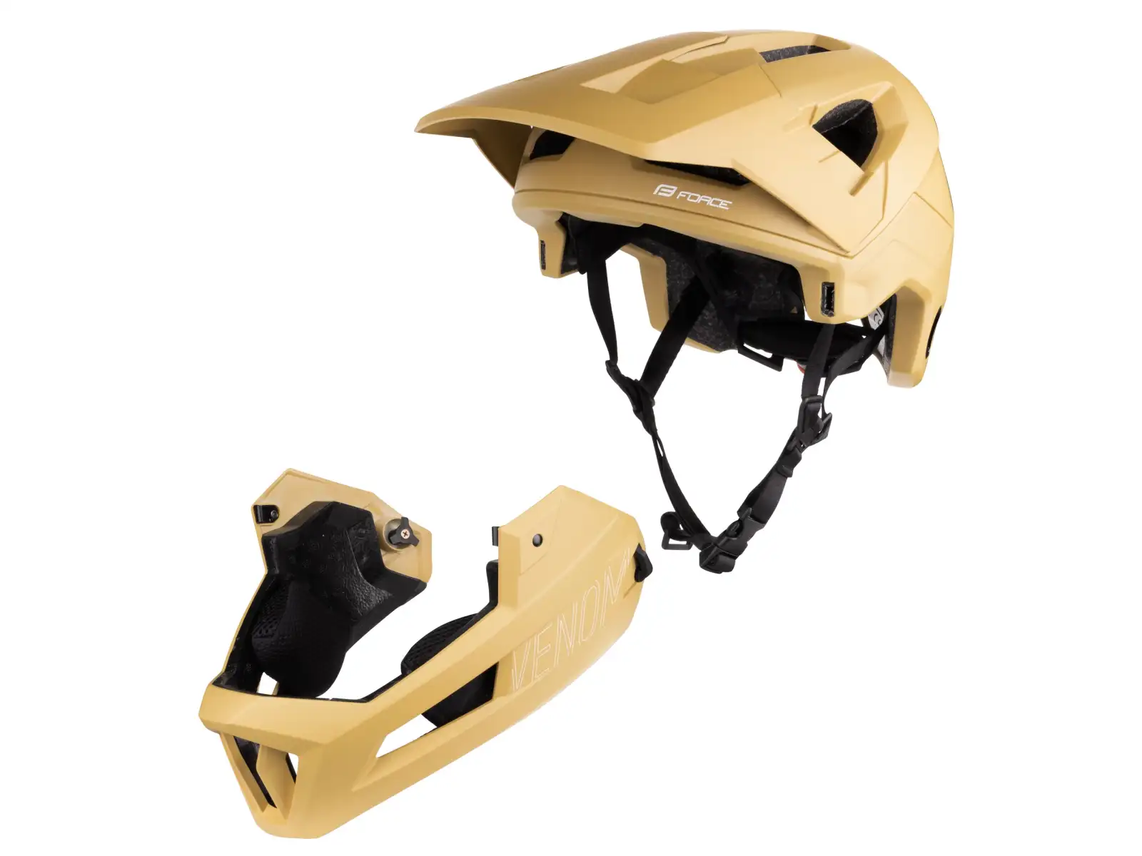Force Venom downhill přilba hnědá