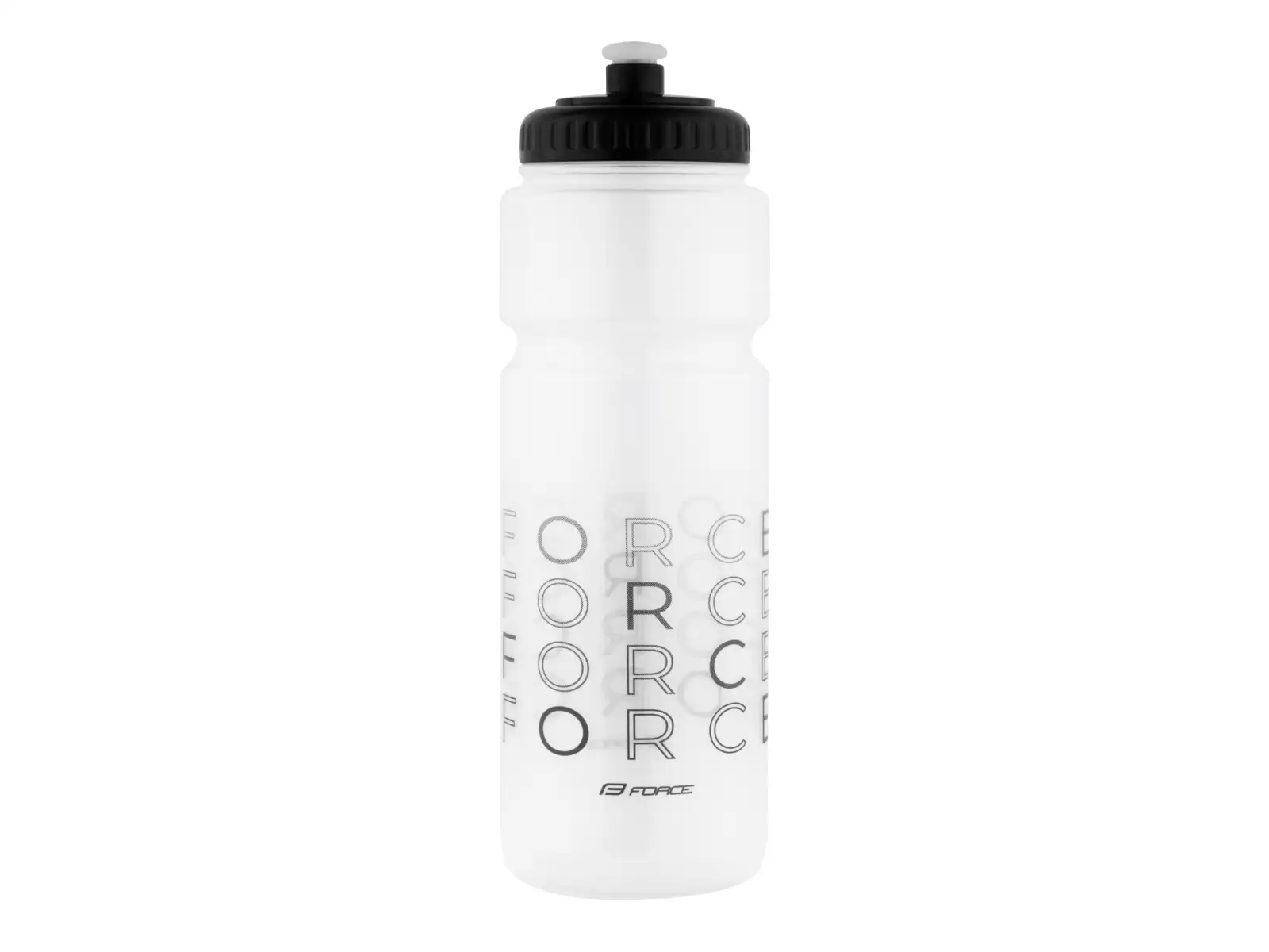 Force Enjoy cyklistická láhev 750 ml transparentní/černá