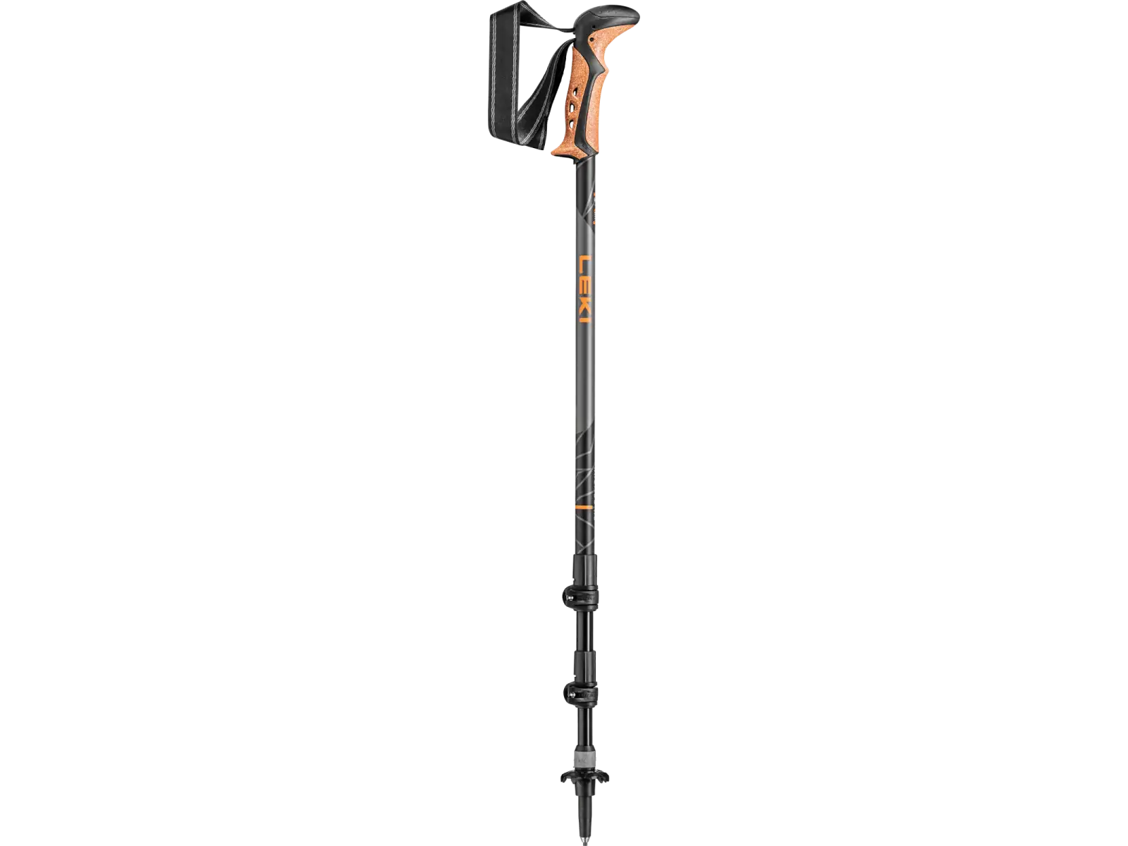 Leki Khumbu AS trekové hole Anthracite/Orange vel. 110 - 145cm