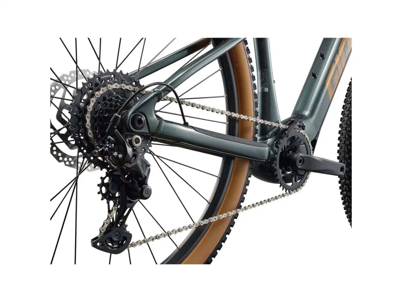 Giant Talon E+ BOX horské elektrokolo Asphalt Green