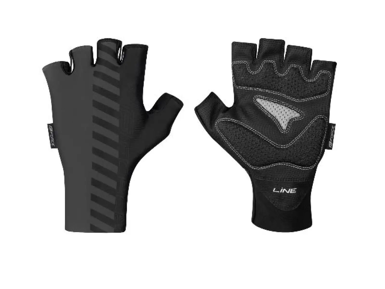 Force Line rukavice krátké šedá/černá