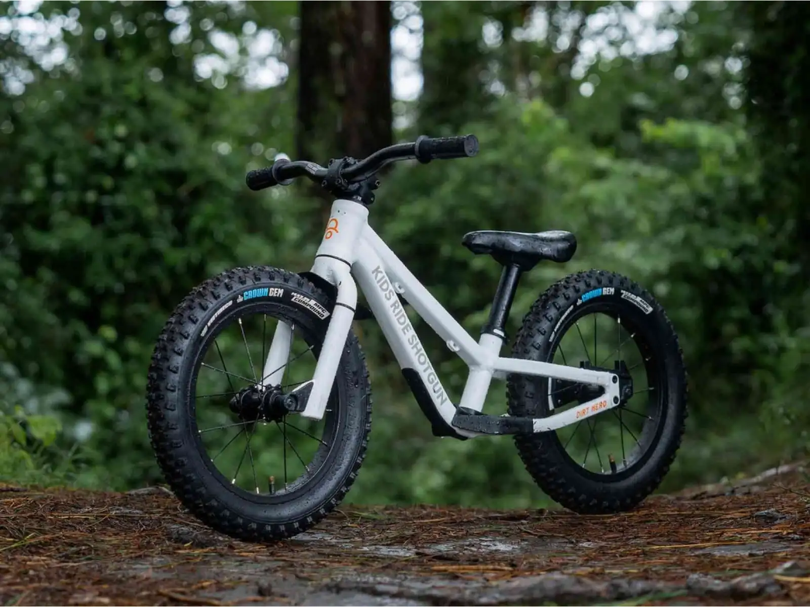 Kids Ride Shotgun Dirt Hero 14 odrážedlo s brzdou