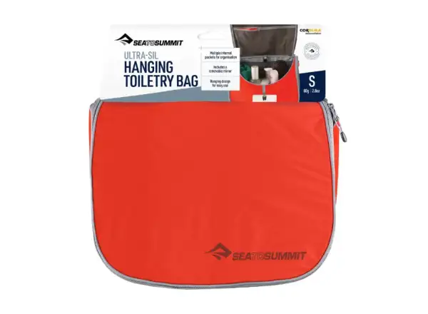 Sea to Summit Hanging Toiletry Bag Small závěsná toaletní taška Spicy Orange